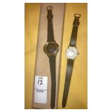 2 vintage Swiss wrist watches
