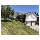 Three bedroom, three bath split level on large