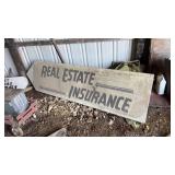 Real Estate Insurance Arrow Sign