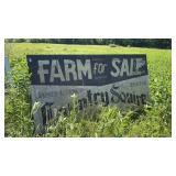 Farm For Sale James Leach Country Squire sign