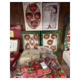 Various Christmas ornaments