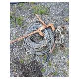 Heavy cable, come along lot