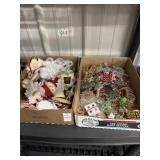 Lot of various Christmas ornaments