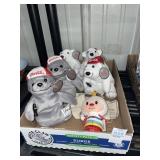 TY beanie babies Coca Cola tray lot- variety