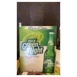Ad Poster Board Rock Green Light 19 x 24