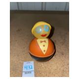 Vintage Roly Poly clown toy