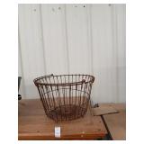 Vintage wire farm basket 9' tall, 15' dia