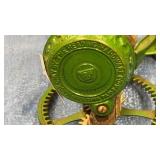 Antique cast-iron apple peeler