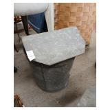 Galvanized maple keeler