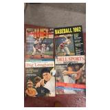 4 baseball sports magazines