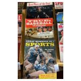 1 baseball 2 football sports magazines