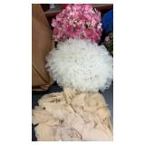 Vintage netted lace hats