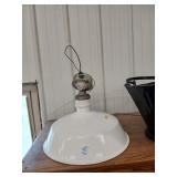 Industrial lamp fixture 16' dia enameled metal
