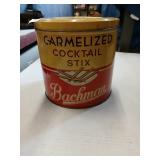 Vintage Bachman pretzel tin
