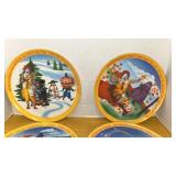 Ronald McDonald four seasons plates