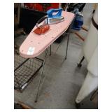 Childs ironing board and irons