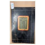 Antique Victor Safe & Lock Company door panel