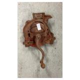 Antique cast-iron corn sheller