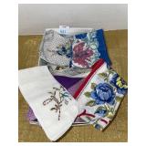 Vintage handkerchiefs - tray lot
