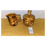 Owl Creamer & Sugar