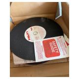 Lot of hilti cutting wheels 12 in by 1/8 by 1