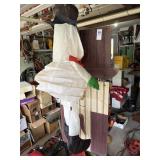 Snowman Wooden Hanging Decoration and Snowman