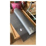 Furniture dolly and rubber mat