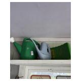 Gardening kneeling mat and water pots