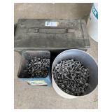 Sheeting screws and metal ammo can