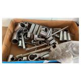 Assortment of large and deep well sockets