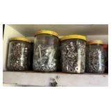 Shelf lot of screws and bolts