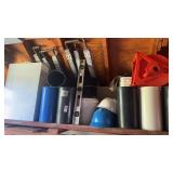 Lot of Buckets, Level, Hard Hats and More