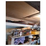 Shelves of misc tools