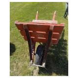 Orange Wheelbarrow