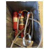 Aircraft fire extinguisher system