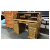 Handmade Roll Top Desk 52x31x44in.