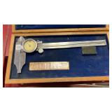 Helios dial caliper, stainless steel