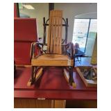 Childs hickory rocking chair