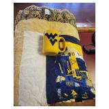 W.V.U. Blanket and coffee mug