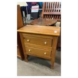 Vintage 2-Drawer Night Stand