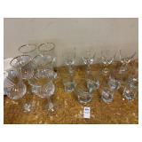 Lot of Glasses 17 pc