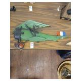 Vintage Sexton WW1 metal airplane wall art