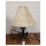 Metal table lamp 16' to top of shade