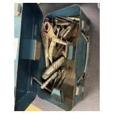 Tool Box with Assortment of Tools, Taps, Dies,
