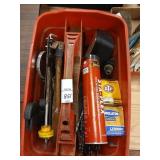 Lot of tools and misc. New tube grease etc