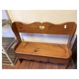 Bench with storage