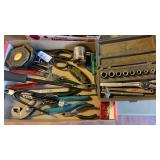 Craftsman socket set, pliers, grips, wrenches
