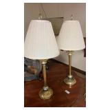 2 candlestick lamps