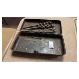 Drill Bits and Small Metal storage box