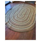 Braided rug 132in. X 96in.